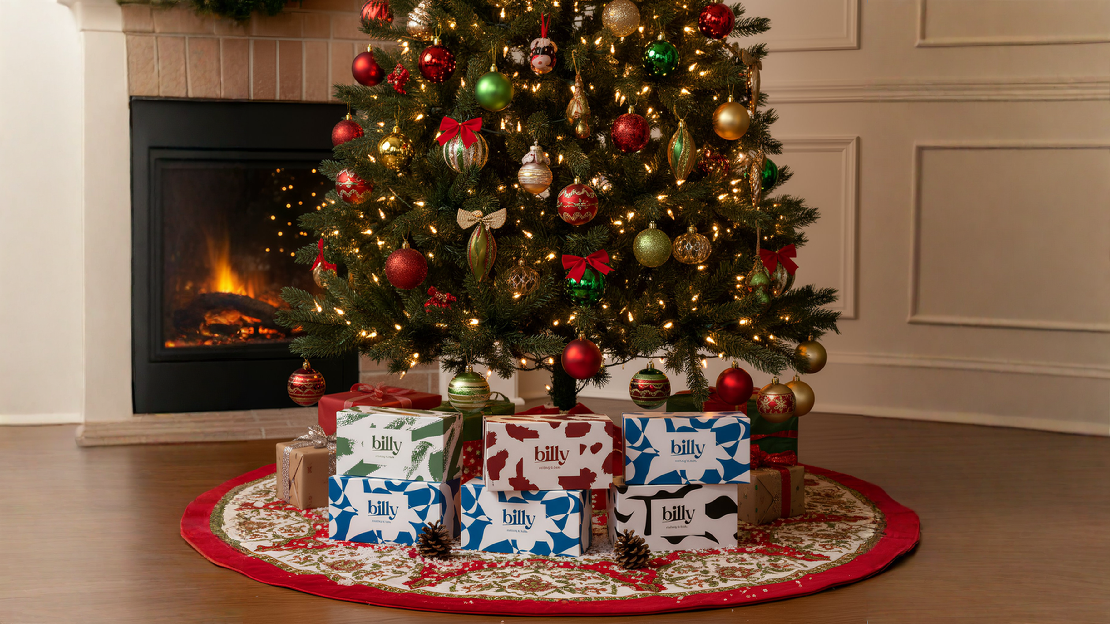 des tondeuses billy sous le sapin de noël