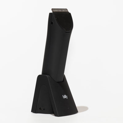 De zwarte billy oplaadbasis