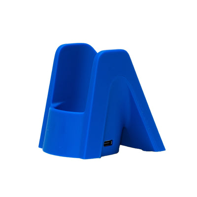 Le chargeur bleu de la tondeuse intime billy 